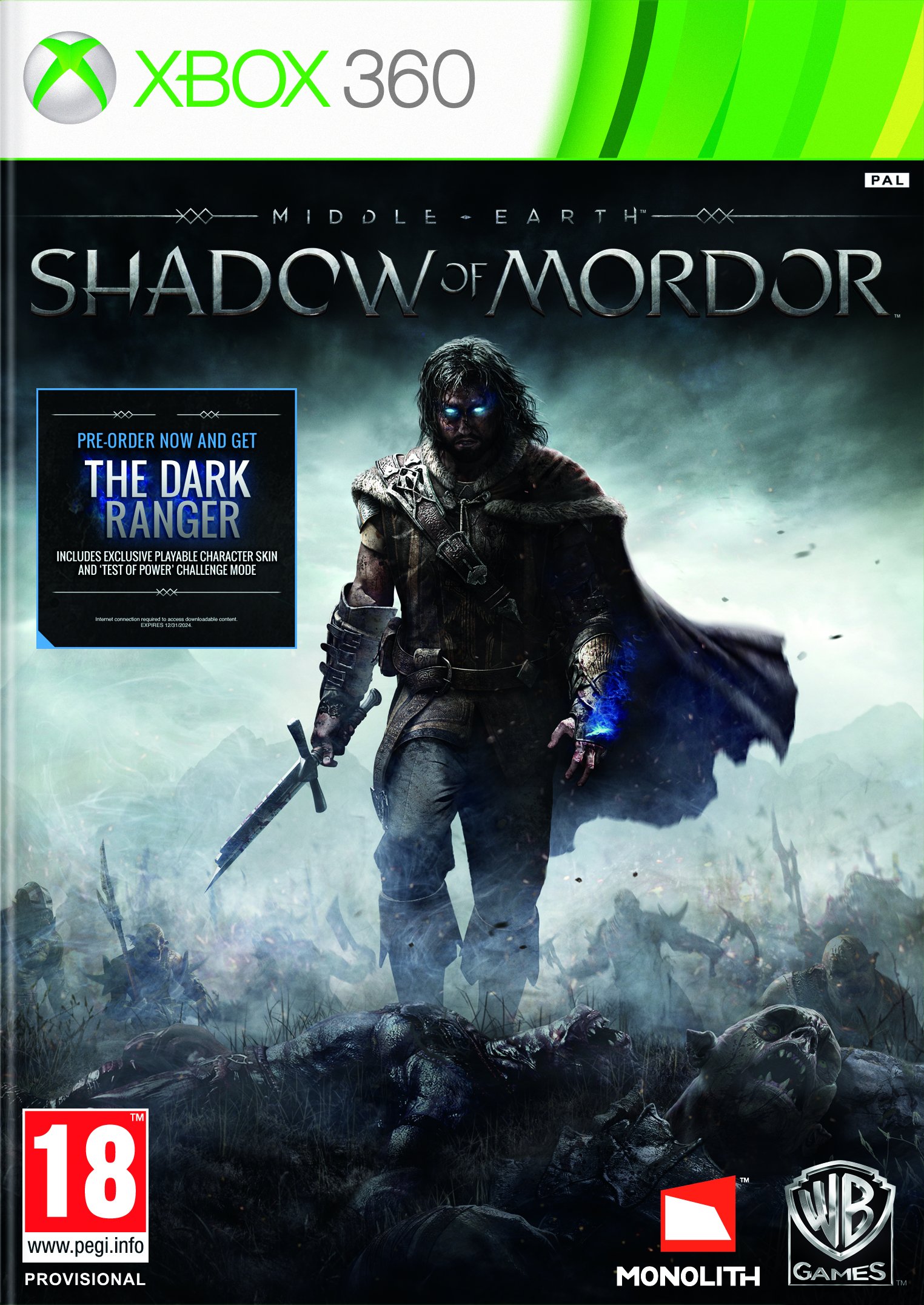 Buy Middle-Earth: Shadow of Mordor (Xbox 360) Online at Low Prices